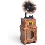 Fogy Taşınabilir Kablosuz Hoparlör I Gramofon Şeklinde Bluetooth Hoparlör Retro Vintage Görünüm