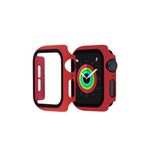 Fogy Watch 3 38mm ile Uyumlu 360 Kasa Ve Ekran Koruyucu Kılıf, Kırmızı