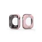 Fogy Watch 3-4-5-6 40mm ile Uyumlu Kasa Ve Ekran Koruyucu 360 Derece Tam Koruma Gard 12, Pembe