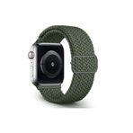 Fogy Watch 3 4 5 6 7 8 Se 9 38 40 41mm ile Uyumlu Kordon Örgü Tokalı Kordon, Koyu Yeşil