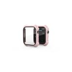 Fogy Watch 7 41mm ile Uyumlu Kasa Ve Ekran Koruyucu 360 Derece Tam Koruma Gard 11, Pembe
