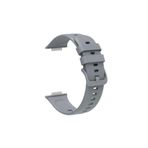 Fogy Watch Fit 2 ile Uyumlu Silikon Kordon Yumuşak Ve Pürüzsüz Klasik (Saat Değildir), Gri