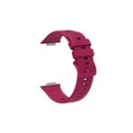 Fogy Watch Fit 2 ile Uyumlu Silikon Kordon Yumuşak Ve Pürüzsüz Klasik (Saat Değildir), Mürdüm