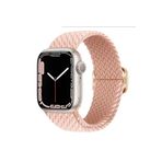 Fogy Watch T500 Ultra 3 4 5 6 7 8 9 Se 42 44 45 49 Mm ile Uyumlu Kordon Örgü Tokalı Kordon, Açık Pembe