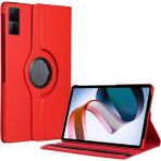Fogy Xiaomi Redmi Pad 6gb 128GB 10.6"uyumlu 360 Dönebilen Standlı Kapaklı Tablet Kılıfı - Kırmızı