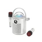 Fogy Yeni 2024 Taşınabilir Rgb Işıklı Karaoke Sistemi Ev Karaoke Mikrofonlu Hoparlör Bluetooth Kablosuz