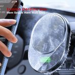 Fogy Yeni Nesil Araç Içi Havalandırma Magsafe Şarjlı Telefon Tutucu ve Soğutucu+Çakmaklık - Siyah