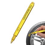 FokCalgary Kalemi - Rahat Tutuşlu Altın Paint - Altın Gümüş ve Bakır Renk Marker, Altın Kalemi Lastik Ayakkabı Doodle için Gümüş Paint Marker