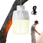 FokCalgary LED Kamp Işıkları, Kamp için Çadır Işıkları,Basit Asılabilir Ruh Hali Lambası | 4 Parlaklık Moduna Sahip Şarj Edilebilir Aydınlatma Aleti, Yürüyüş için Aydınlatma Ekipmanı