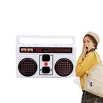 FokCalgary Radyo Anahtarlık, Anahtarlık Radyo - Taşınabilir Anahtarlık Kolye - Retro Anahtarlık Charm Kolye, Asılabilir Sırt Çantası Dekorasyonu, Çanta için Küçük Araba Anahtarı Çantası Kolye, Cüzdan