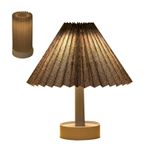 FokCalgary Şarj edilebilir ışığı, yatak odası için lambası - 3 Mod Vintage Tablo Işığı,Ayarlanabilir başucu lambası, yatak odası için estetik ortam aydınlatması, kreş, komodin