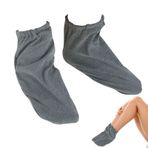 FokCalgary Uyku Çorapları | Uyumak İçin Nefes Alabilir Polyester Karışımlı Pamuk Çoraplar, Eski Soğuk Bacaklar İçin Soğuğa Dayanıklı Bacak Çorabı Kılıfı, Sıkış ış Sinirler, Sıcak Tutar