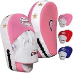 fokus-PADS el Mitts Muay Thai Kick Boks MMA Punching-PADS antreman JAB eldiven çift