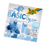 Folia 464/2020 Origami Kağıdı Basics Mavi 80 G 20X20Cm 50 Yaprak, 20X20Cm 50 Yaprak