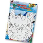 Folia 6 Çeşit Karışık Hayvanlar Kağıt Maske