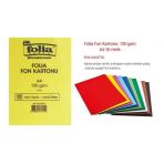 Folia Fon Kartonu 130 Gr A4 10 Renk