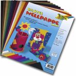 Folıa Paper Bastel Welpappe 25 X 35 Oluklu Karton 10 Renk Karışık Paket