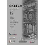Folix FLX-821411 Sahra Tutkallı İvory Kağıt 17.3x24.5 cm 90 gr Bloknot Not Defteri