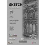 Folix FLX-821428 Sahra Tutkallı İvory Kağıt 24.5x34.5 cm 90 gr Bloknot Not Defteri