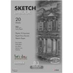 Folix FLX-821435 Sahra Tutkallı İvory Kağıt 34.5x49.5 cm 90 gr Bloknot Not Defteri