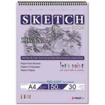 Folix Sketchbook Zigana A4 Spiralli 150 gr 30 Yaprak Eskiz Defteri
