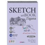Folix Sketchbook Zigana A5 Spiralli 150 gr 60 Yaprak Eskiz Defteri