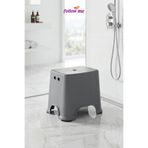 follow me Banyo Taburesi Çok Amaçlı Kaydırmaz Tabanlı (Siyah)