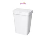 Follow Me Sensörlü Çöp Kovası 50 L Beyaz Temassız Otomatik Kapaklı Plastik Çöp Kutusu -