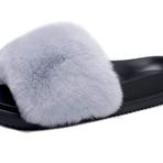 FOLOBE Kadın pofuduk ev terliği, suni kürk terlik, pelüş terlik, pelüş ev terliği, suni kürk, pelüş ev terliği Size: 44 EU