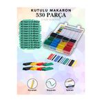 Folveit Makaron Seti Isı Ile Daralan Kablo Seti 530 Adet 8 Boy 5 Renk Kutulu Makaron Seti