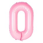 Folyo Balon 0 Rakamı Helyum Balon 76 cm (PEMBE)