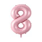 Folyo Balon 8 Rakamı Helyum Balon 76 Cm Pembe Renk - 8 Yaş Balonu
