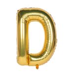 Folyo Balon D Harfi Helyum Balon 16 İnch (GOLD)