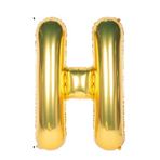 Folyo Balon H Harfi Helyum Balon 16 İnch (GOLD)