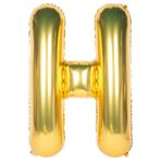 Folyo Balon H Harfi Helyum Balon 36 Cm Gold Renk - H Harf