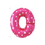 Folyo Balon O Harfi Helyum Balon 16 İnch (PEMBE)