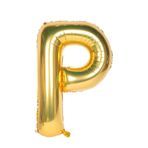 Folyo Balon P Harfi Helyum Balon 16 İnch (GOLD)