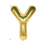 Folyo Balon Y Harfi Helyum Balon 16 İnch (GOLD)
