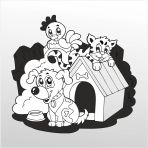 Folyo Sticker Tatlı Hayvanlar