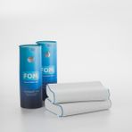 FOM 2'li Mini Flex Visco Çocuk Ve Seyahat Uyku Yastık Kampanyası, Ortopedik, 50 X 30 X 11/9, Beyaz - 50 x 30 cm