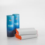 FOM 2'li Mini Flex Visco Çocuk Ve Seyahat Uyku Yastık Kampanyası, Ortopedik, 50 X 30 X 11/9, Turuncu - 50 x 30 cm