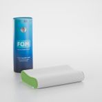 FOM Mini Flex Visco Çocuk Ve Seyahat Uyku Yastık, Ortopedik, 50 X 30 X 11/9, Yeşil - 50 x 30 cm