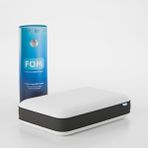 FOM Tombik Full Ortopedik Masaj Etkili Konforlu Visco Yastık, Ortopedik, 60 X 40 X 13, Siyah - 60 x 40 cm