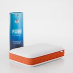 FOM Tombik Full Ortopedik Masaj Etkili Konforlu Visco Yastık, Ortopedik, 60 X 40 X 13, Turuncu - 60 x 40 cm
