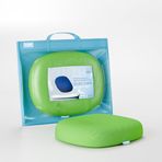 fom 'uykumu kaliteli aldım' FOM Smith Visco Hemoroid Basur Oturma Simidi Yastık, Ortopedik, 44 x 43 x 8, Yeşil