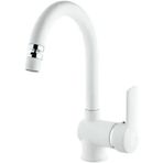 Foma Vista Mat Beyaz White Kuğu Lavabo Bataryası