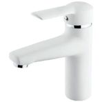 Foma Vista Mat Beyaz White Lavabo Bataryası