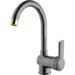 Foma Vista Perla İnci Siyah Lavabo Bataryası