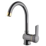 FOMA VİSTA PERLA MİX LAVABO BATARYASI (İNCİ SİYAH) 1024VP