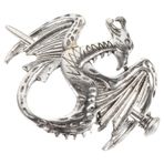 FOMIYES Saç tokası ile sopa Viking Kelt saç klipleri Metal saç slayt klip tokalar saç aksesuarları kadınlar kızlar için ejderha